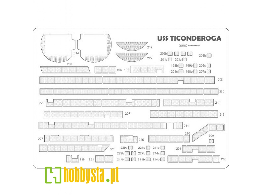 Uss Ticonderoga - Pomosty Ryflowane - zdjęcie 1