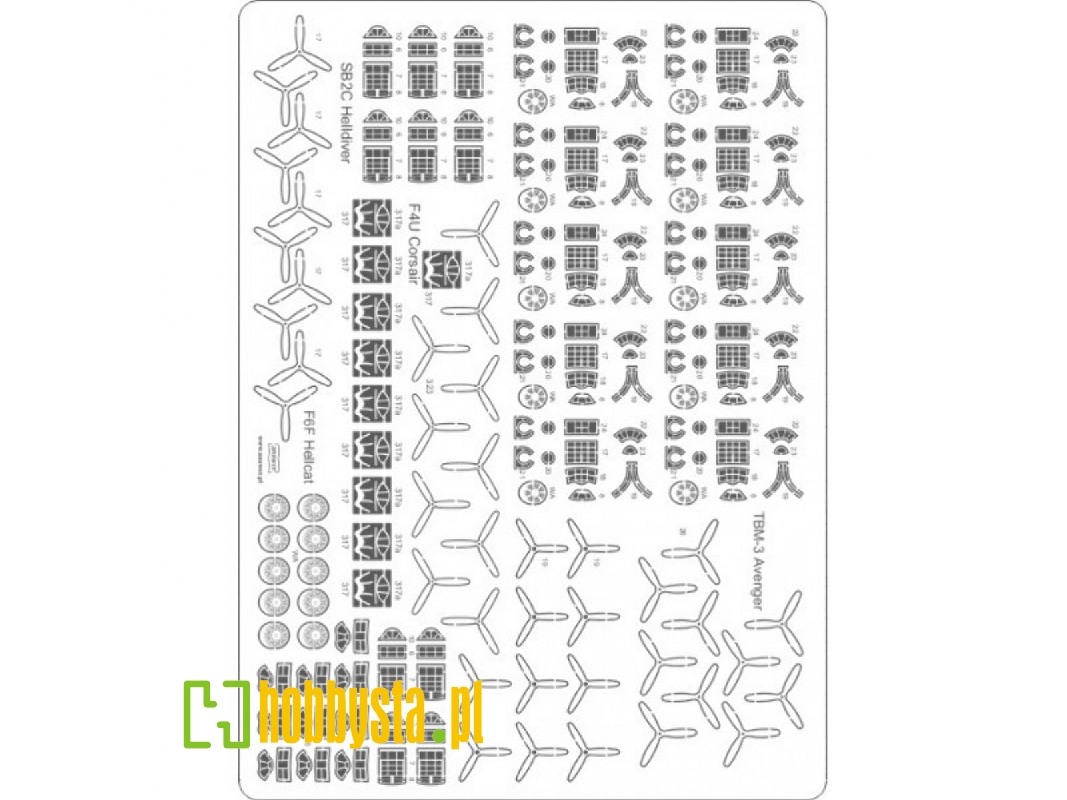 Uss Ticonderoga - Samoloty Zestaw Detali - zdjęcie 1