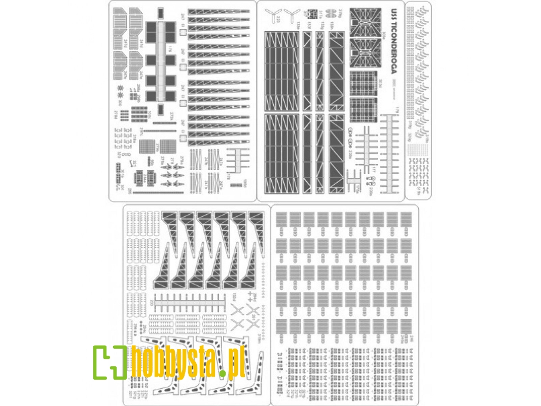 Uss Ticonderoga - Zestaw Detali - zdjęcie 1