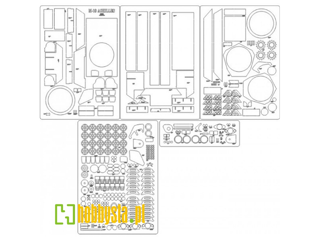 M10 Achilles - Szkielet, Detale - zdjęcie 1