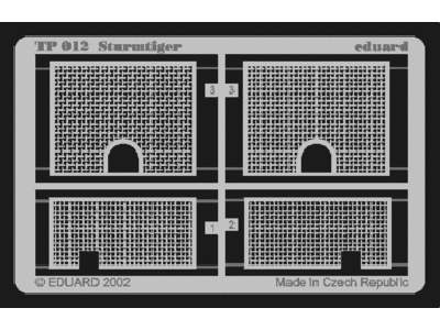  Sturmtiger 1/35 - Tamiya - blaszki - zdjęcie 1