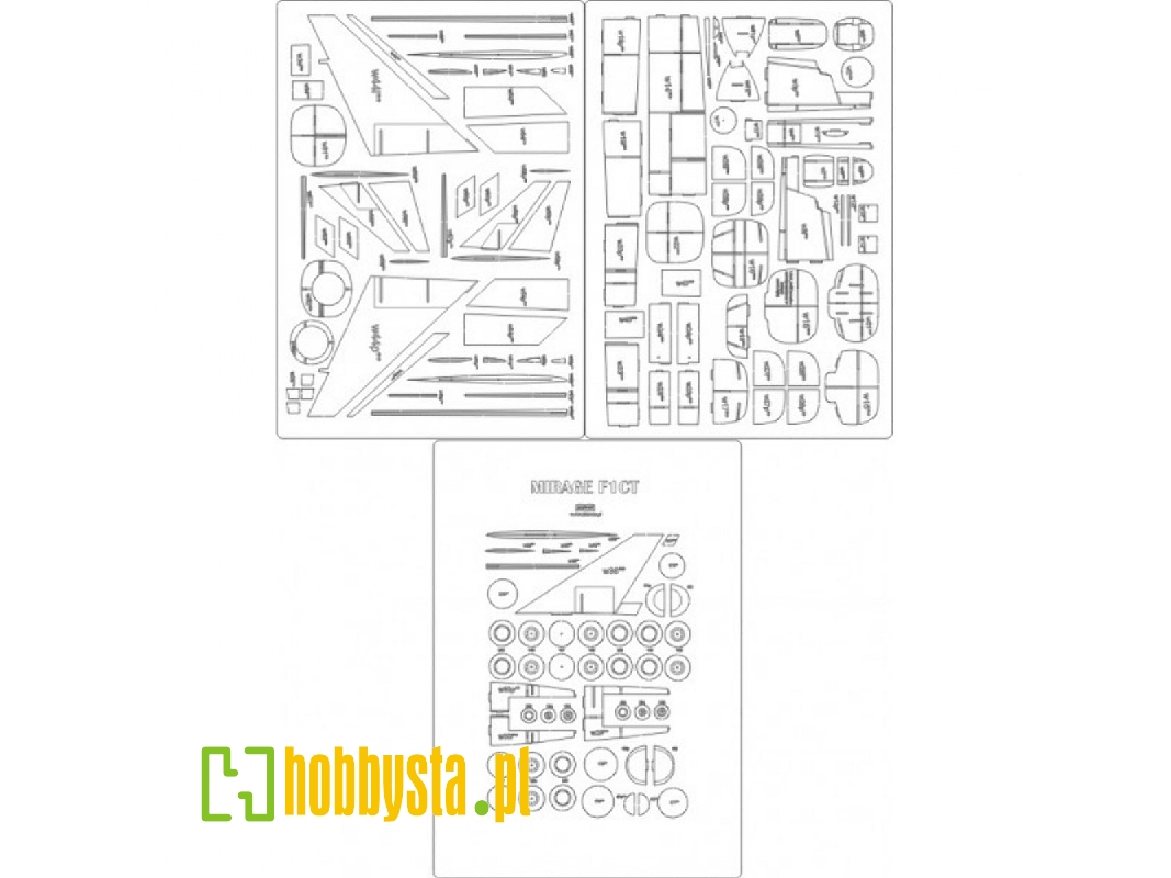 Mirage F1ct - Szkielet - zdjęcie 1
