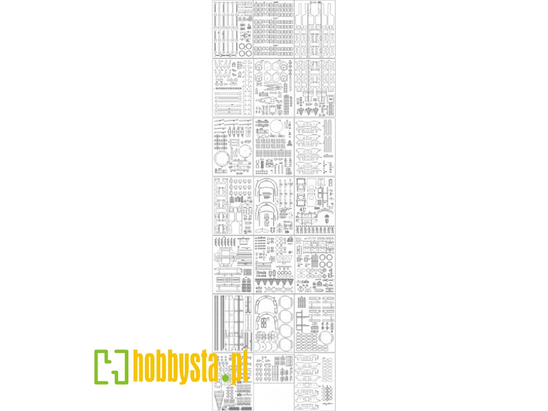 Parowóz Ty 51 - Szkielet, Wiązary, Ostoja, Detale - zdjęcie 1