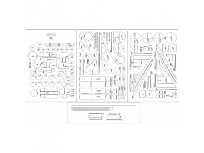 Su-11 Fishpot - Szkielet - zdjęcie 1