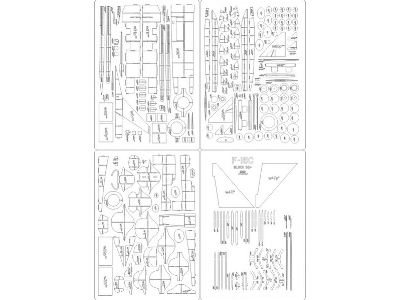 F-16c Block 52+ - Szkielet - zdjęcie 1