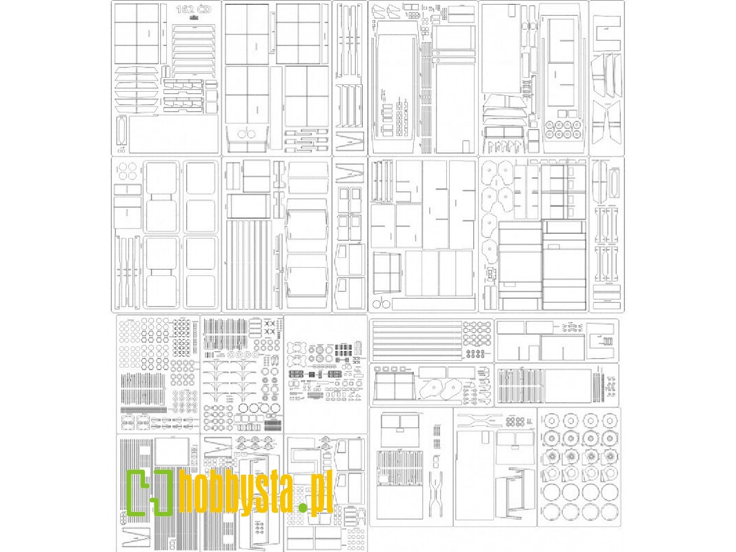 162 Cd - Szkielet, Detale, Tabliczki - zdjęcie 1