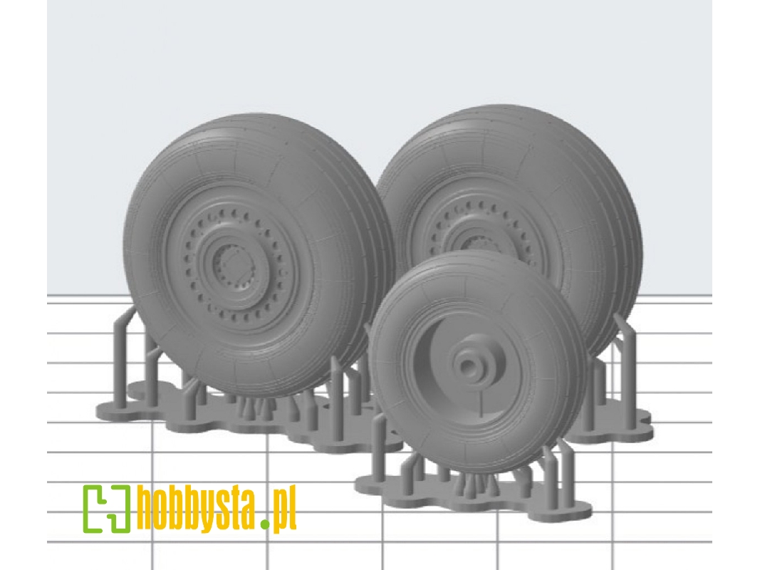 Sukhoi Su-25 - Zestaw Kół - zdjęcie 1