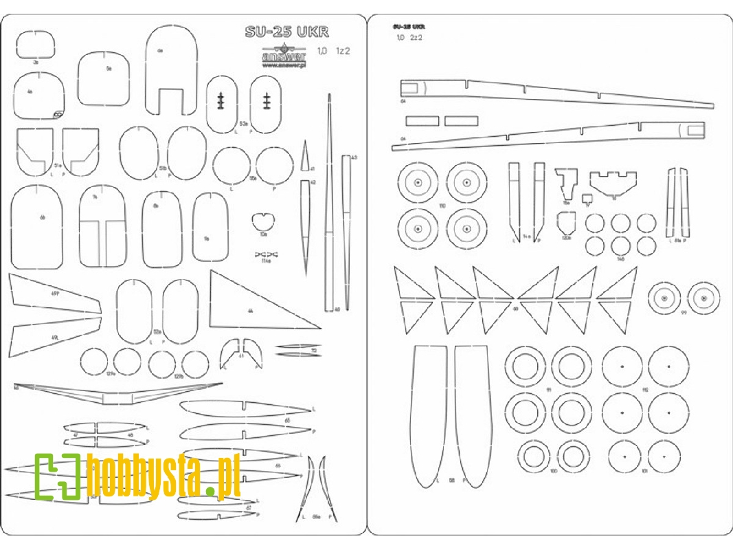 Sukhoi Su-25 - Szkielet - zdjęcie 1
