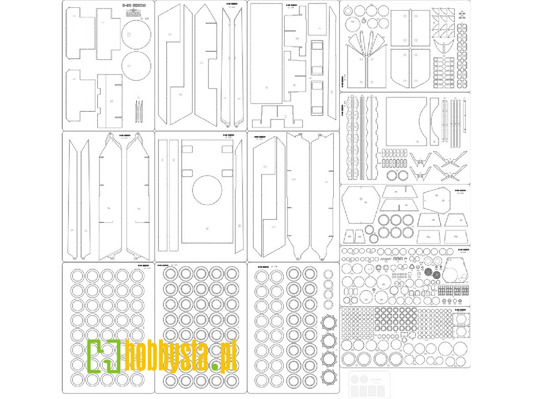 E-90 Bison - Szkielet, Detale - zdjęcie 1