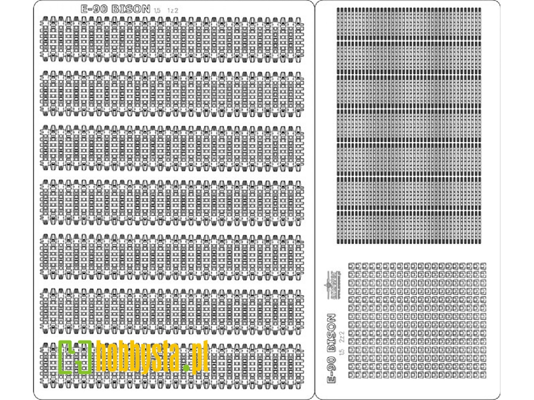 E-90 Bison - Gąsienice - zdjęcie 1