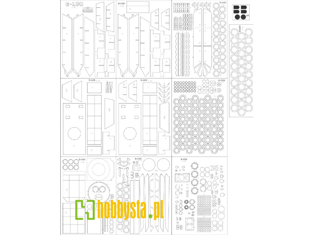 E-100 - Szkielet, Detale - zdjęcie 1