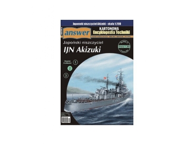 Ijn Akizuki - Japoński Niszczyciel - zdjęcie 1