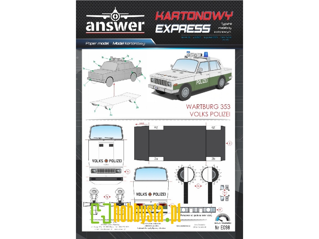 Wartburg 353 Volkspolizei - zdjęcie 1