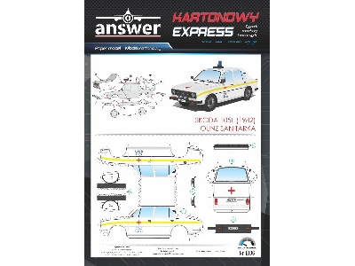 Skoda 105l (1982) Ounz Sanitarka - zdjęcie 1
