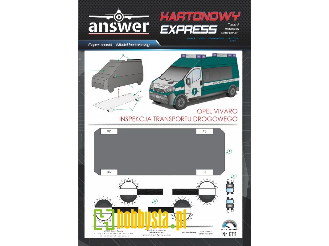 Opel Vivaro Inspekcja Transportu Drogowego - zdjęcie 1