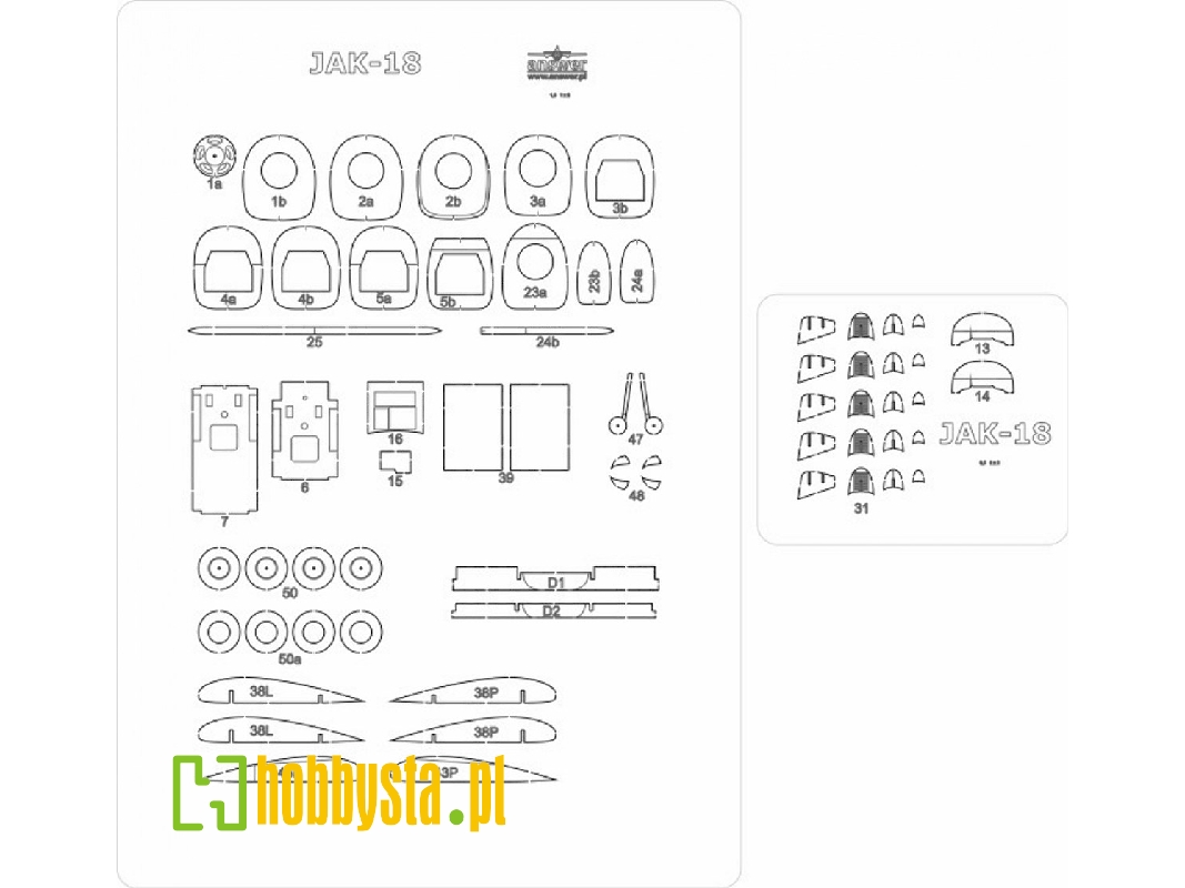 Jak-18 - Szkielet - zdjęcie 1