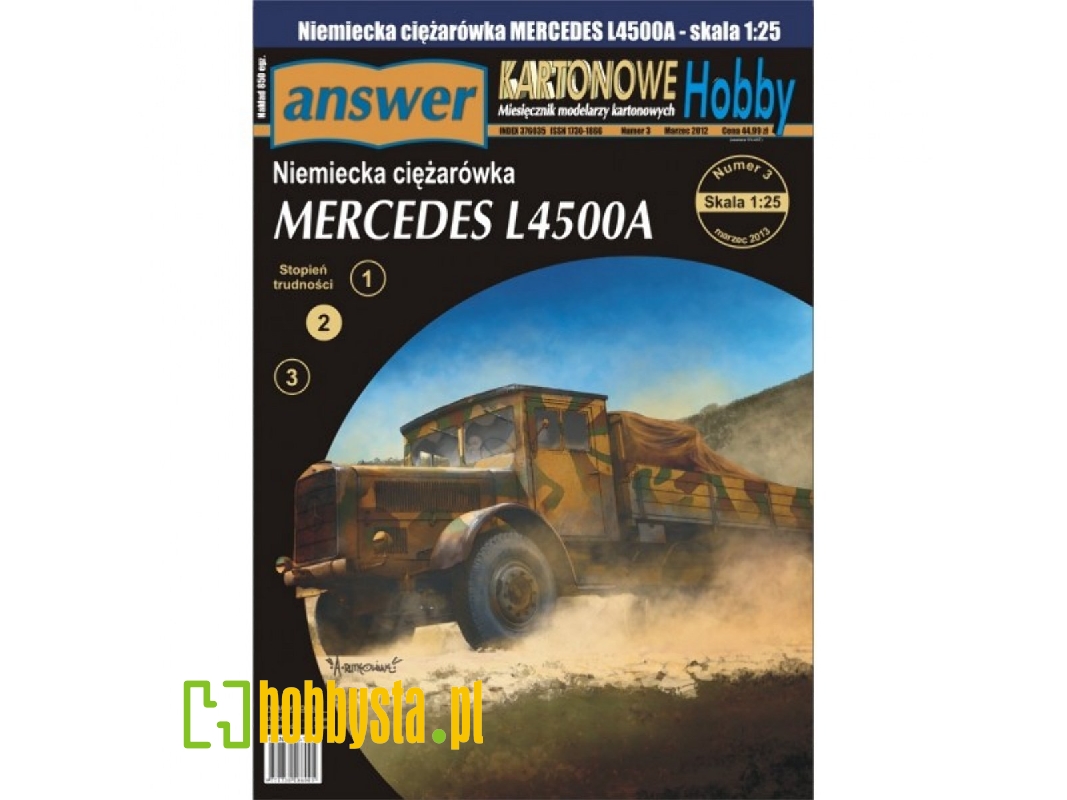 Mercedes L4500 - Niemiecka Ciężarówka - zdjęcie 1