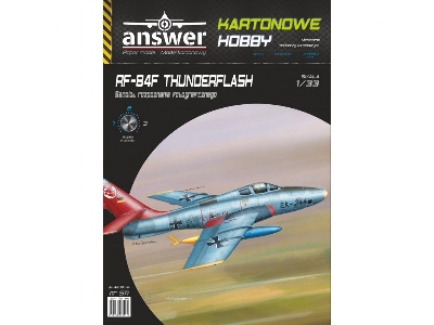 Rf-84f Thunderflash - Samolot Rozpoznania Fotograficznego - zdjęcie 1