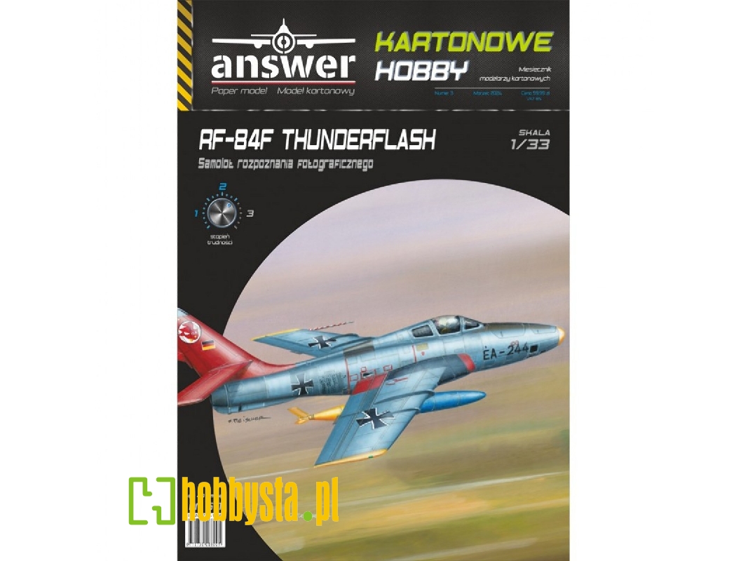 Rf-84f Thunderflash - Samolot Rozpoznania Fotograficznego - zdjęcie 1