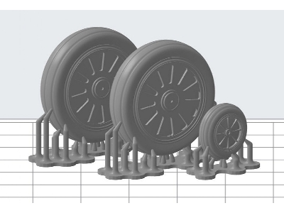 Rf-84f Thunderflash - Zestaw Kół - zdjęcie 1
