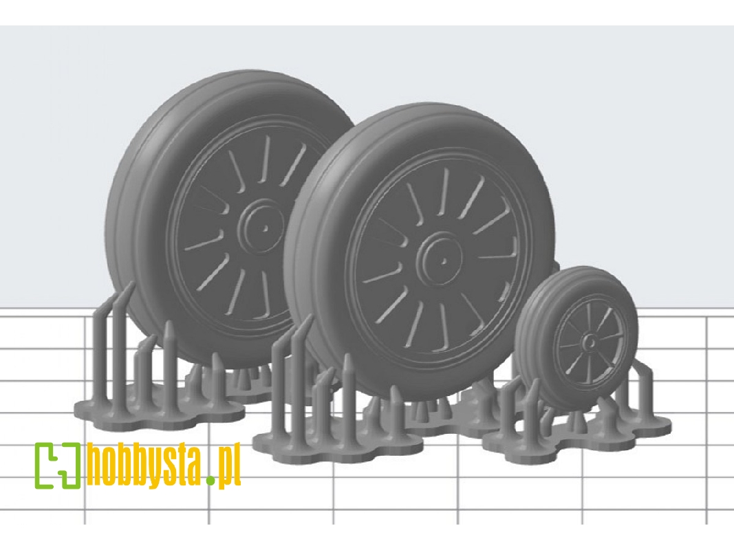 Rf-84f Thunderflash - Zestaw Kół - zdjęcie 1