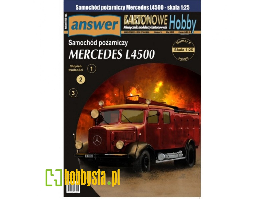 Mercedes L4500 - Samochód Pożarniczy - zdjęcie 1
