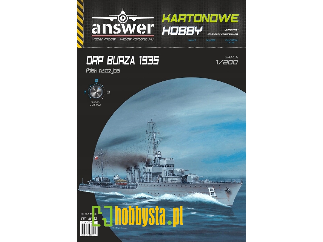 Orp Burza 1935 - Polski Niszczyciel - zdjęcie 1