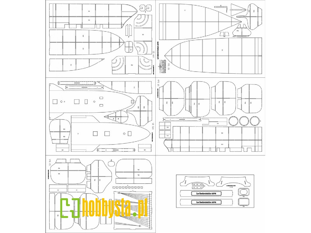 Le Redoutable 1878 - Szkielet - zdjęcie 1