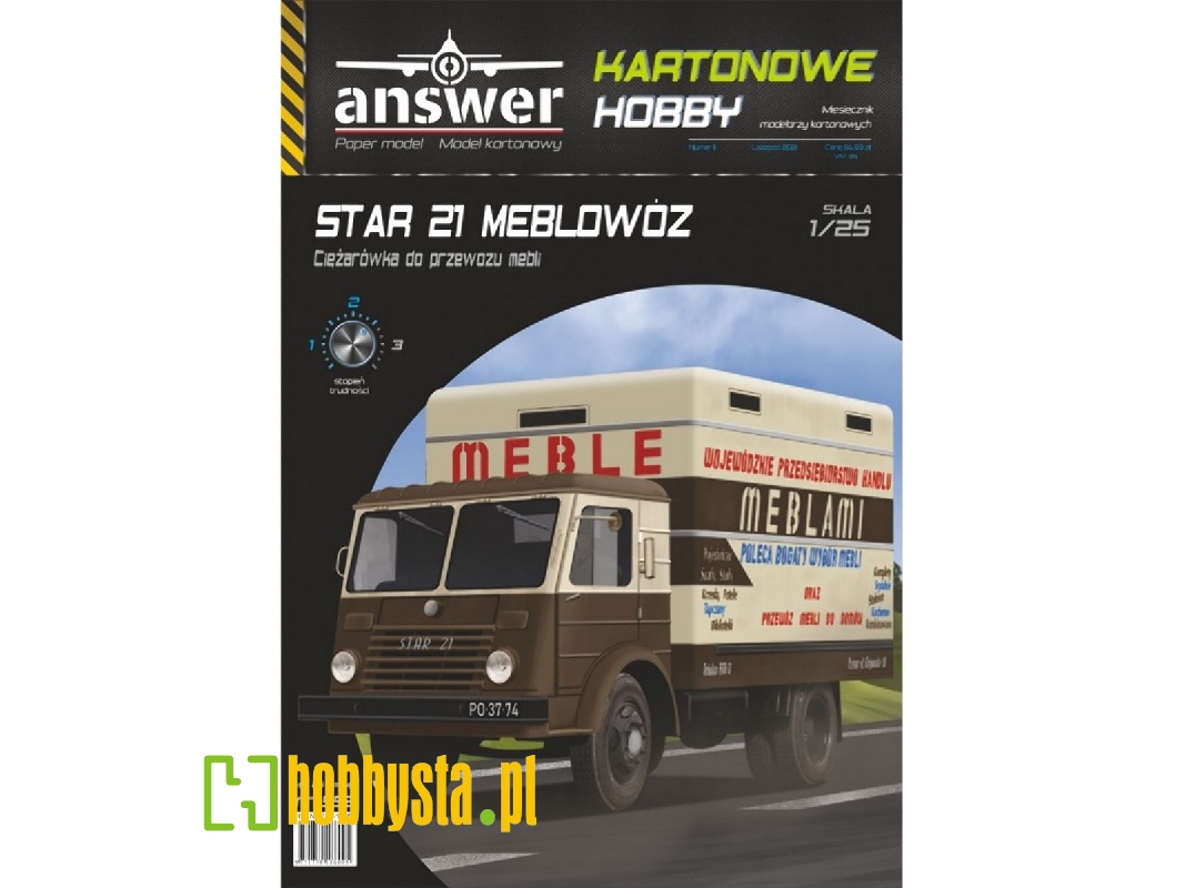Star 21 Meblowóz - Ciężarówka Do Przewozu Mebli - zdjęcie 1