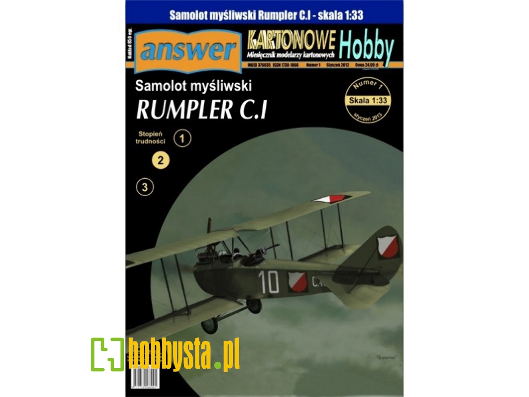 Rumpler C.I - Samolot Myśliwski - zdjęcie 1