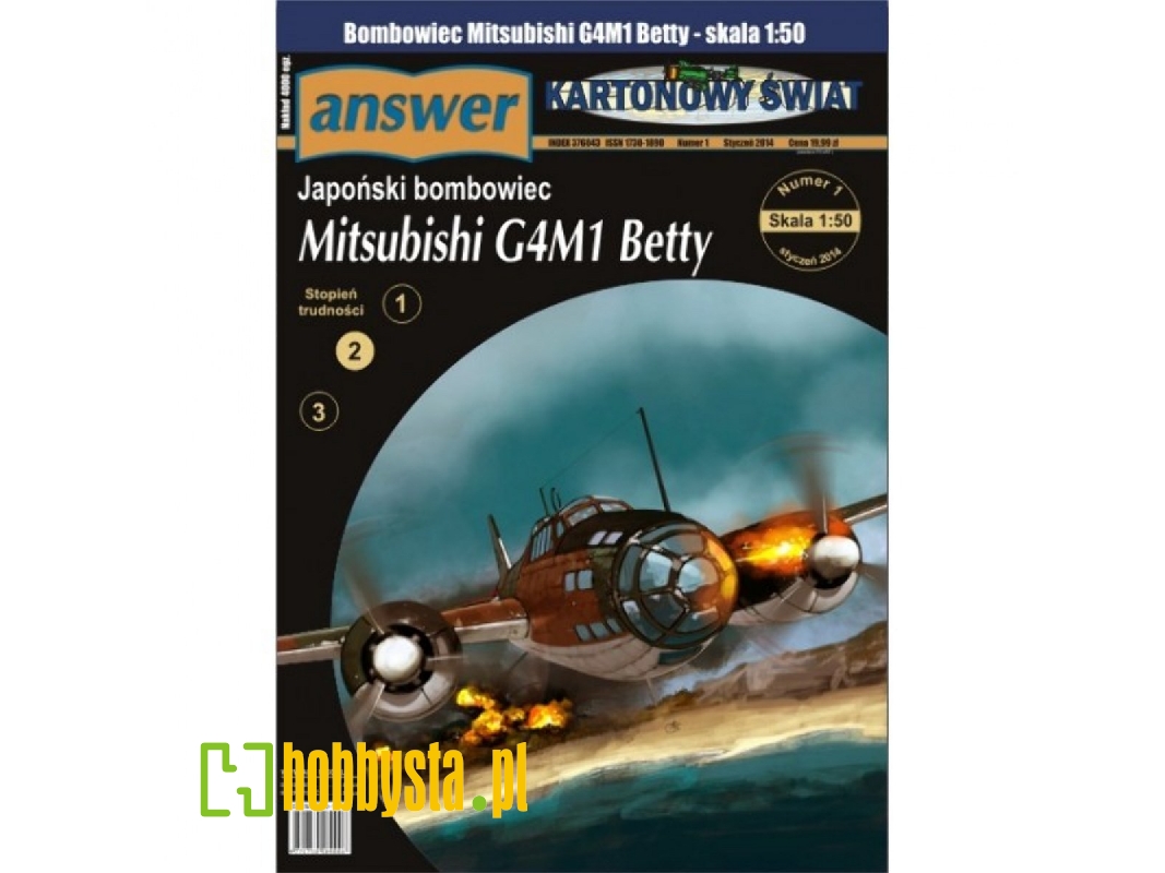 Mitsubishi G4m1 Betty - Japoński Bombowiec - zdjęcie 1