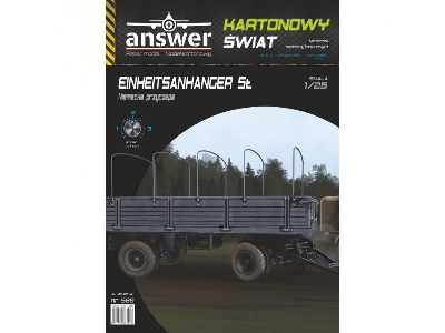 Einheitsanhänger 5t - Niemiecka Przyczepa - zdjęcie 1