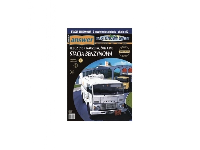 Stacja Benzynowa - Jelcz 315 + Naczepa, żuk A11b - zdjęcie 1