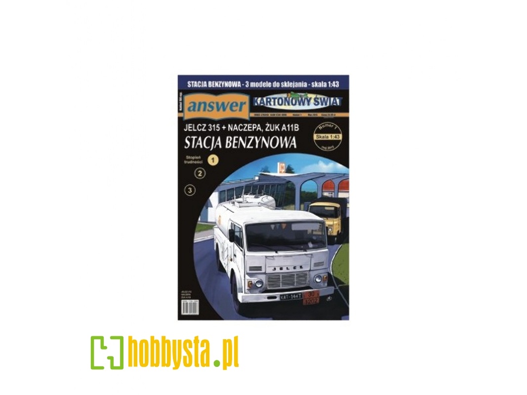 Stacja Benzynowa - Jelcz 315 + Naczepa, żuk A11b - zdjęcie 1