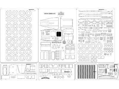 Mercedes-benz W31 Typ G4 - Szkielet, Detale, Bieżniki - zdjęcie 1