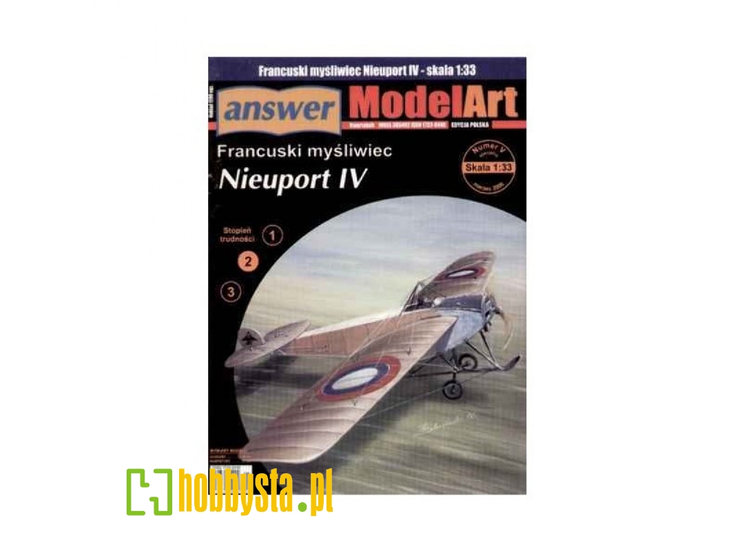 Nieuport Iv - Francuski Myśliwiec - zdjęcie 1