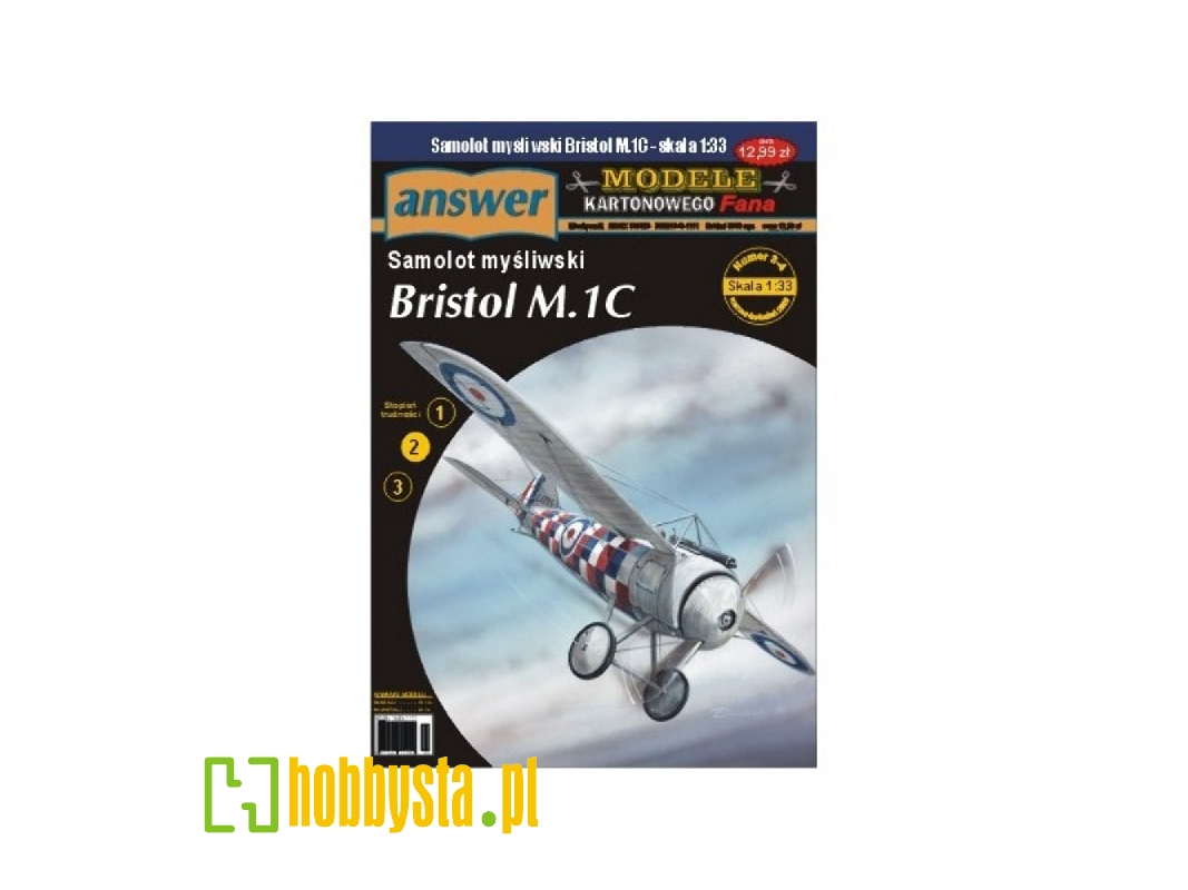 Bristol M.1c - Samolot Myśliwski - zdjęcie 1