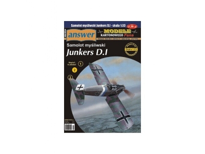 Junkers D.I - Samolot Myśliwski - zdjęcie 1