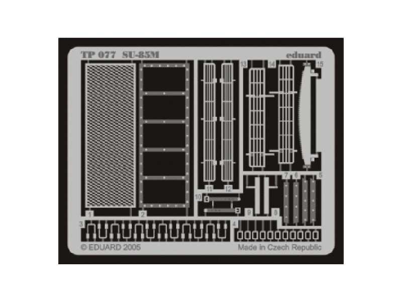 SU-85M 1/35 - Dragon - blaszki - zdjęcie 1 SU-85M 1/35 - Dragon - blaszki - zdjęcie 1