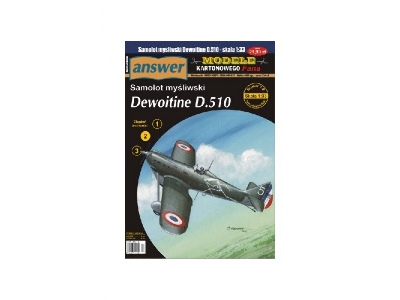 Dewoitine D.510 - Samolot Myśliwski - zdjęcie 1