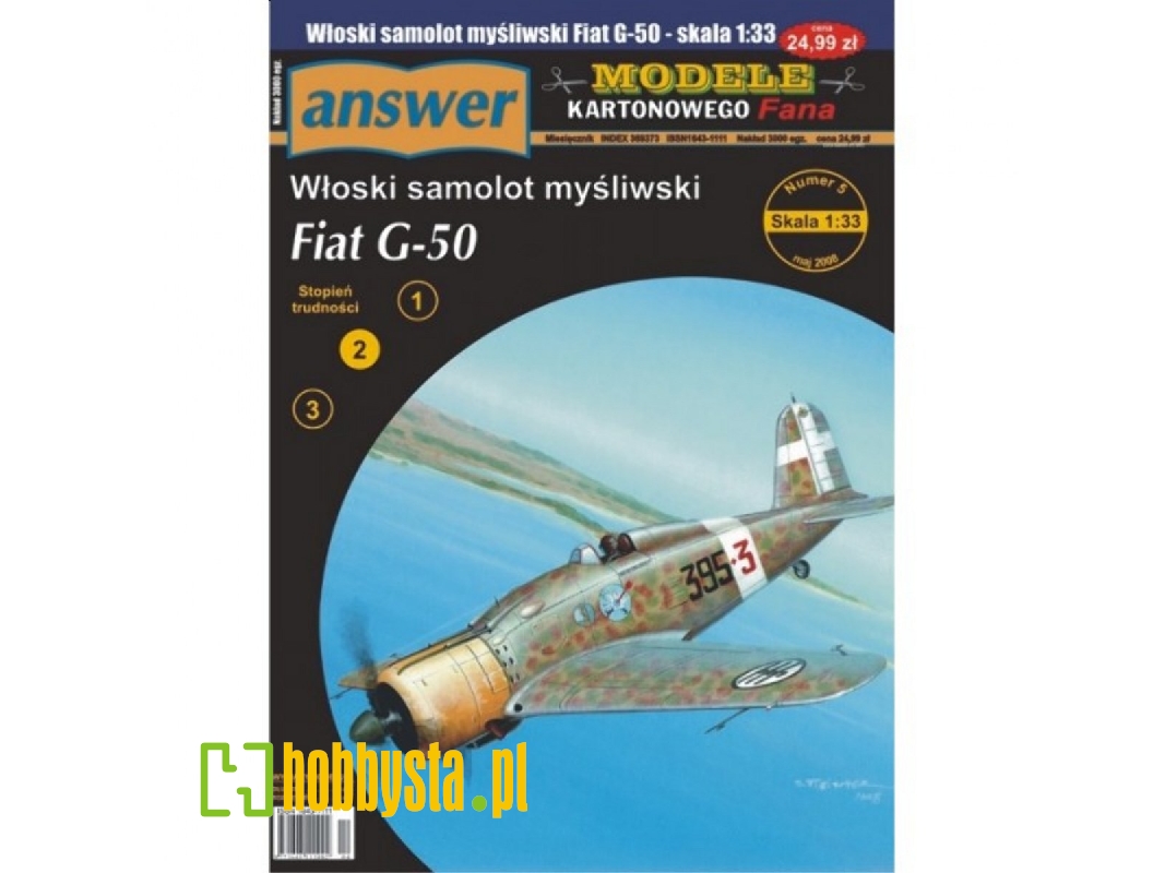 Fiat G-50 - WĹ‚oski Samolot MyĹ›liwski - zdjÄ™cie 1