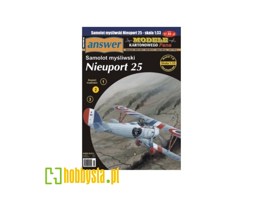 Nieuport 25 - Samolot Myśliwski - zdjęcie 1