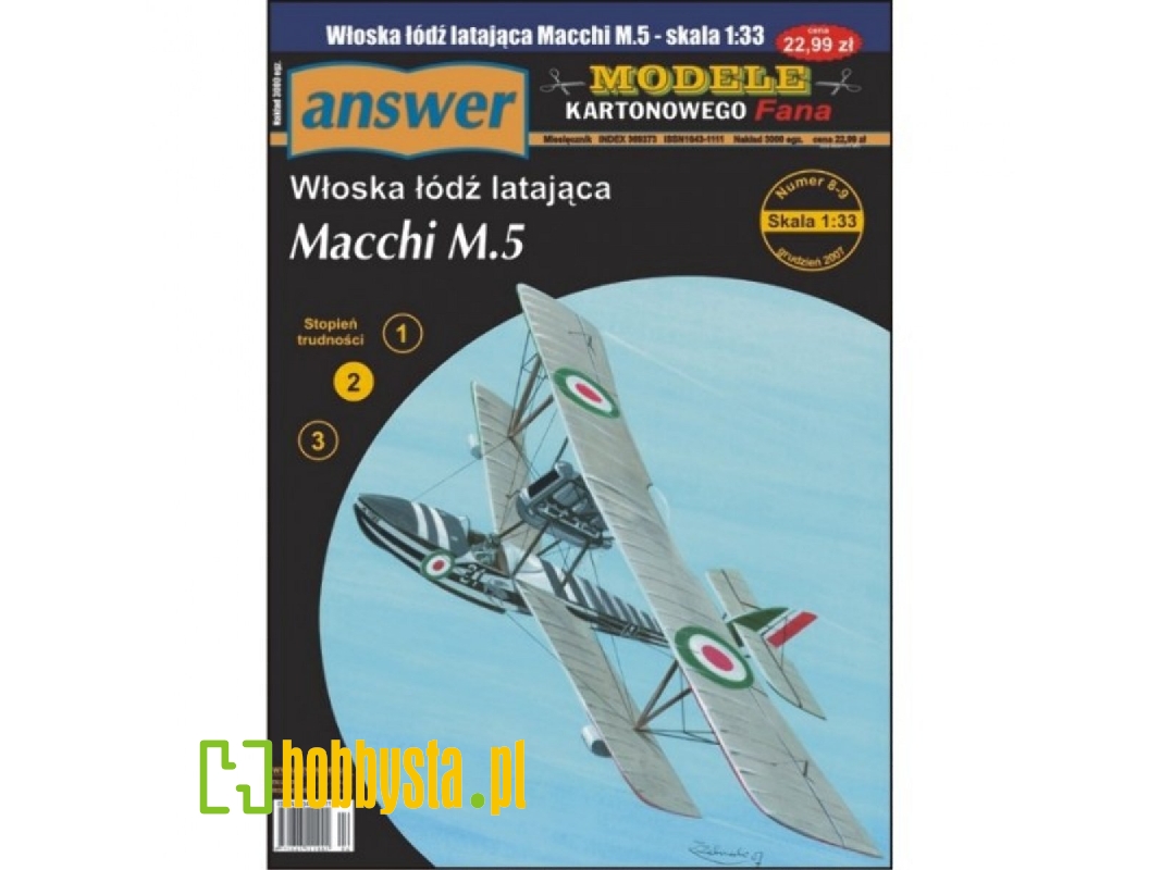 Macchi M.5 - WĹ‚oska Ĺ‚ĂłdĹş LatajÄ…ca - zdjÄ™cie 1
