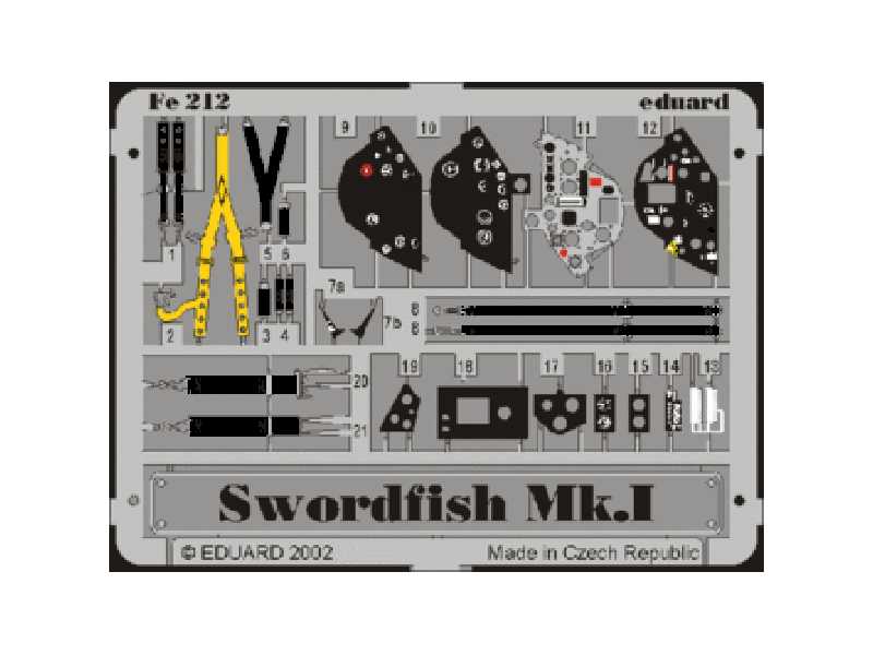 Swordfish Mk. I 1/48 - Tamiya - blaszki - zdjęcie 1 Swordfish Mk. I 1/48 - Tamiya - blaszki - zdjęcie 1