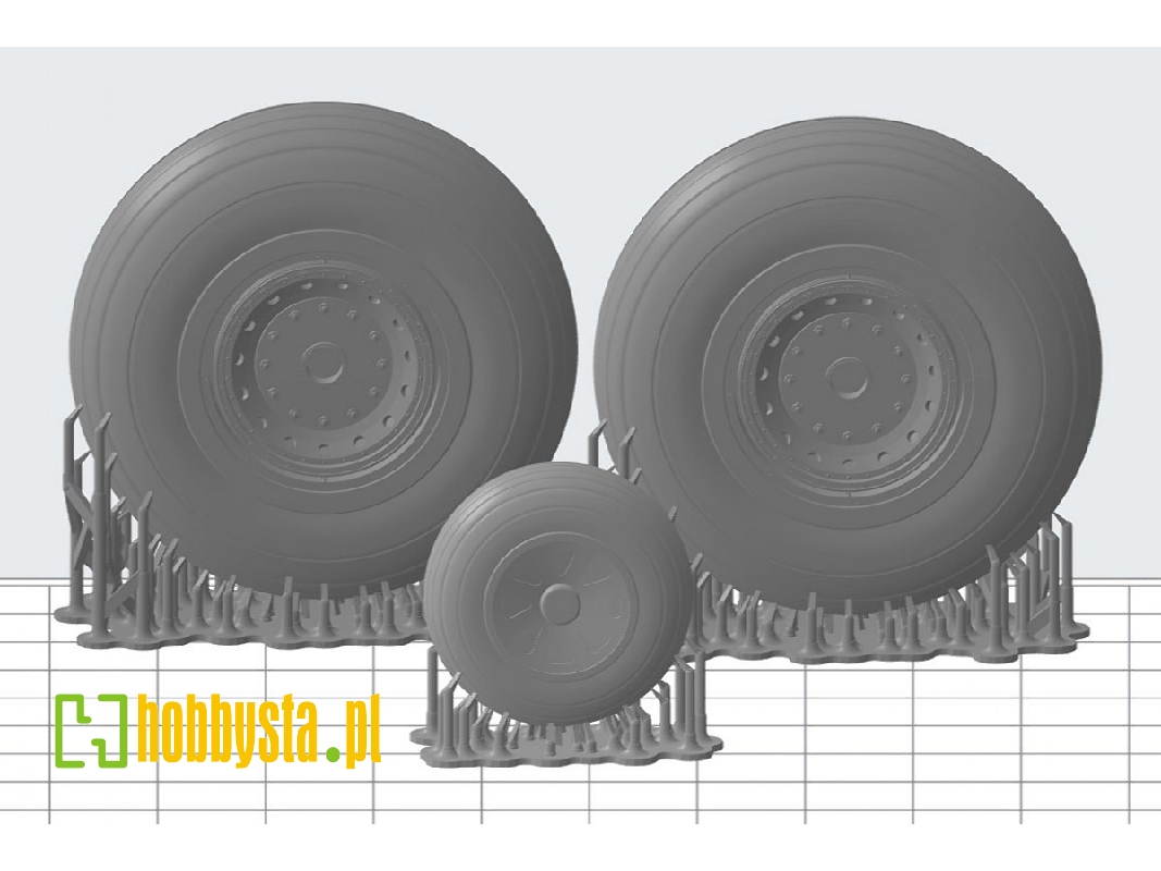 Boeing B-29 Superfortress - Zestaw Kół - zdjęcie 1