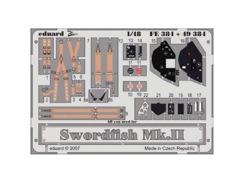  Swordfish Mk. II S. A. 1/48 - Tamiya - blaszki - zdjęcie 1