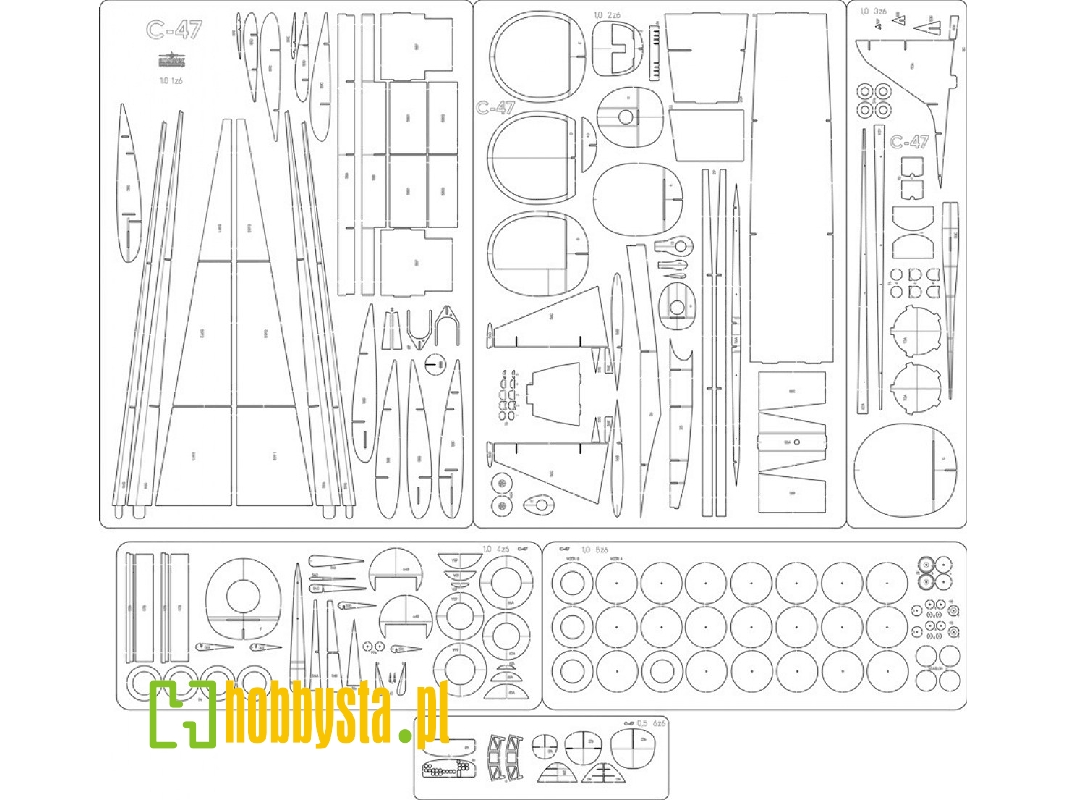 C-47b 'spirit Of Ostra Brama' - Szkielet, Detale - zdjęcie 1