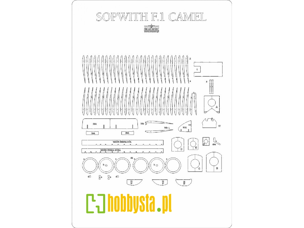 Sopwith Camel Comic - Szkielet - zdjęcie 1