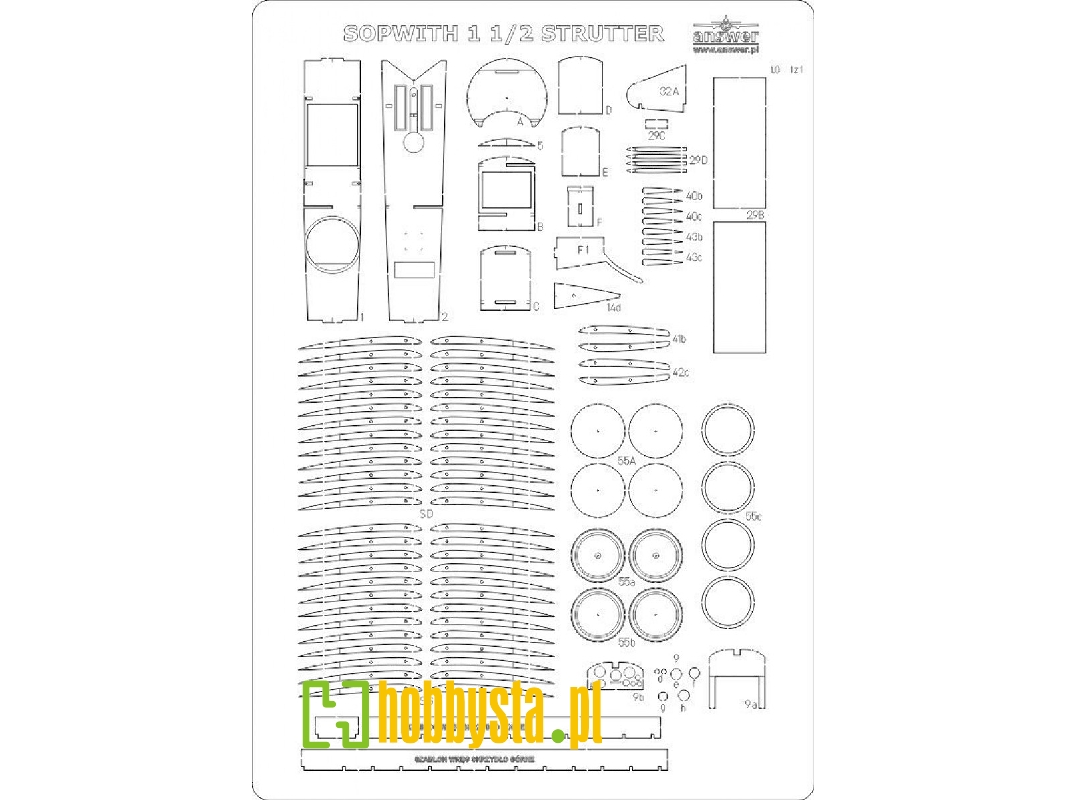 Sopwith Strutter - Szkielet - zdjęcie 1