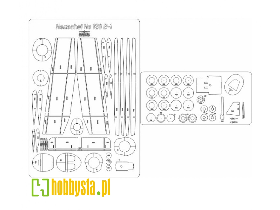 Henschel Hs 126 B-1 - Szkielet, Detale - zdjęcie 1
